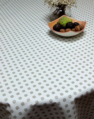 french coated Jacquard tablecloth