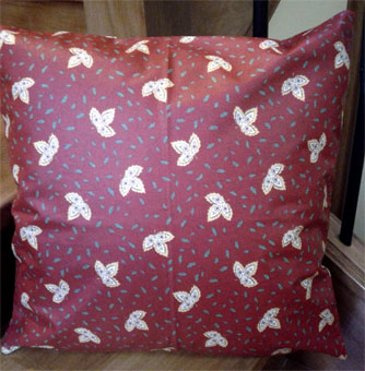 coated pillow cover