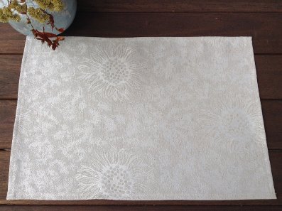 sunflower design french jacquard placemats
