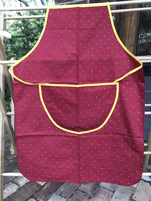 cotton provencal apron