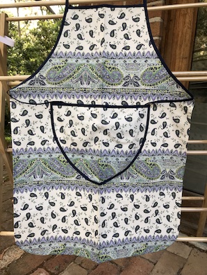 french cotton apron
