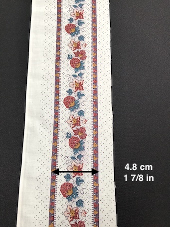 quilt border fabric with small flowers designs