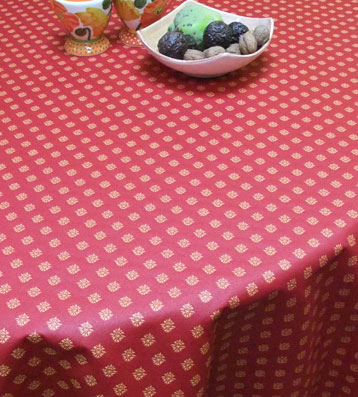 french coated Jacquard tablecloth