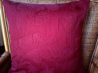 pique quilted cushion cover