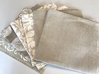 set of 6 assorted napkins on special