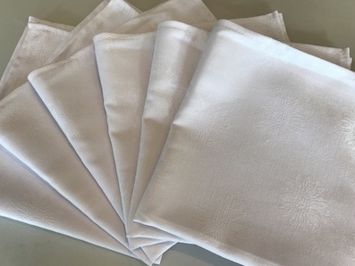 set of 6 Jacquard napkins
