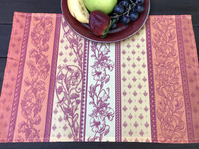 coated french placemats in provenca designs