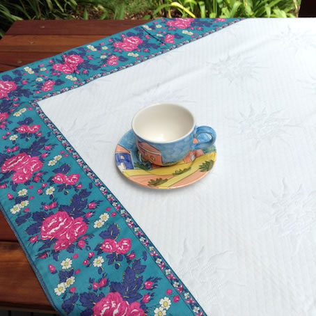 double sided bridge tablecloth